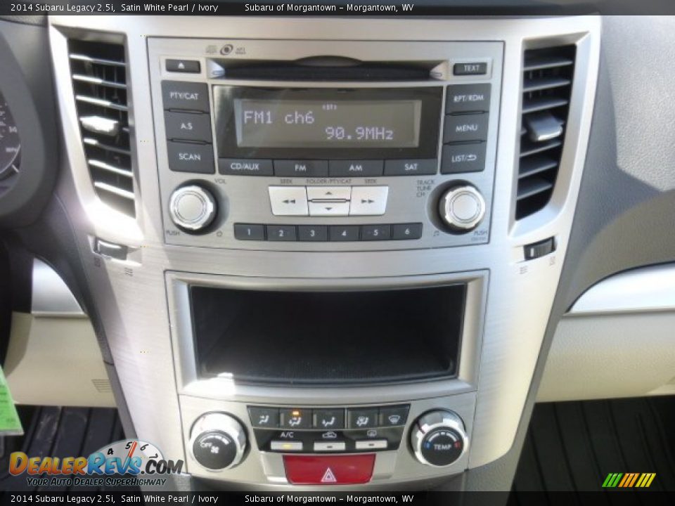 2014 Subaru Legacy 2.5i Satin White Pearl / Ivory Photo #19