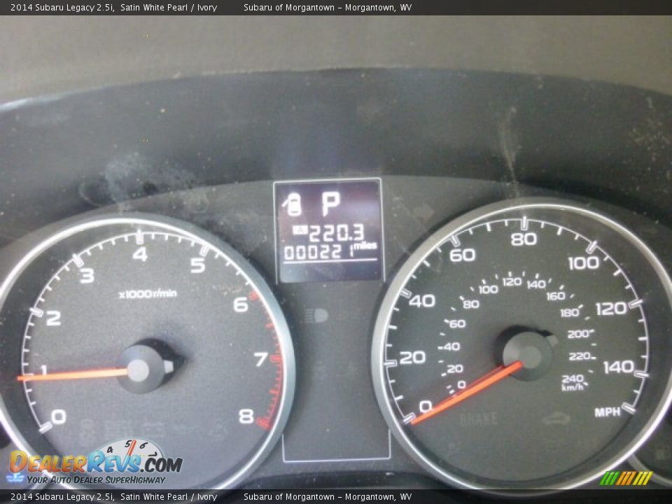 2014 Subaru Legacy 2.5i Satin White Pearl / Ivory Photo #20