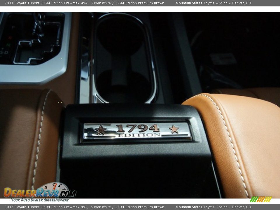 2014 Toyota Tundra 1794 Edition Crewmax 4x4 Super White / 1794 Edition Premium Brown Photo #9