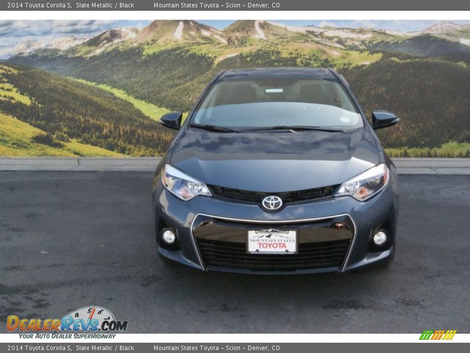 2014 Toyota Corolla S Slate Metallic / Black Photo #2