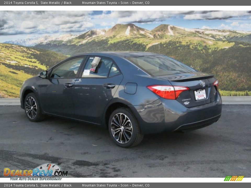 2014 Toyota Corolla S Slate Metallic / Black Photo #3