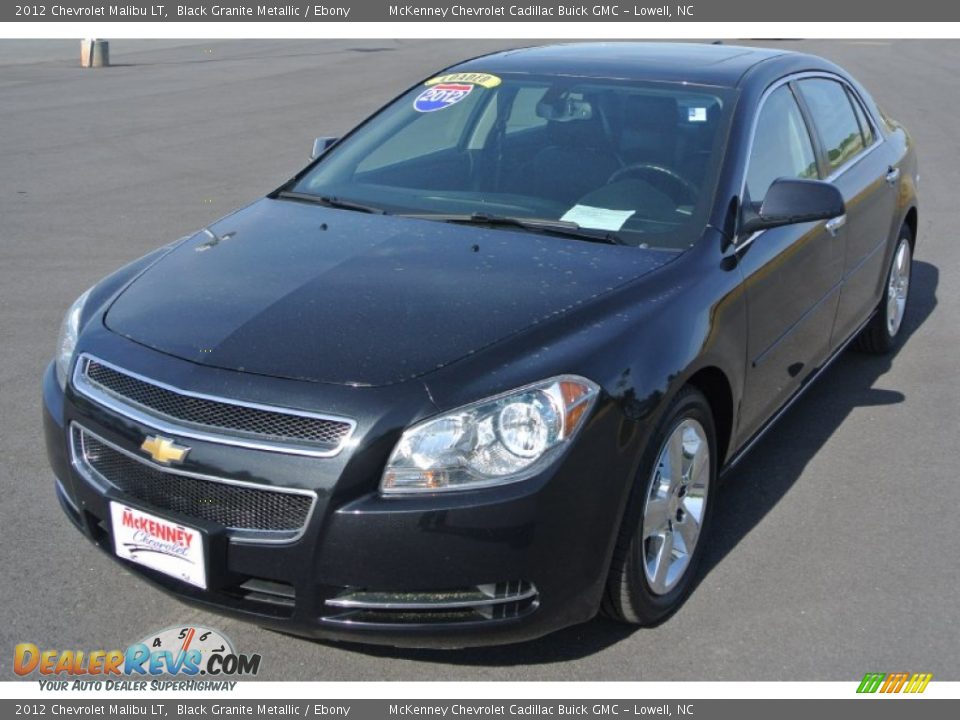 2012 Chevrolet Malibu LT Black Granite Metallic / Ebony Photo #2