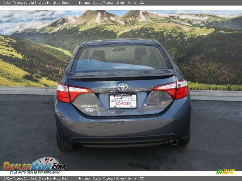 2014 Toyota Corolla S Slate Metallic / Black Photo #4