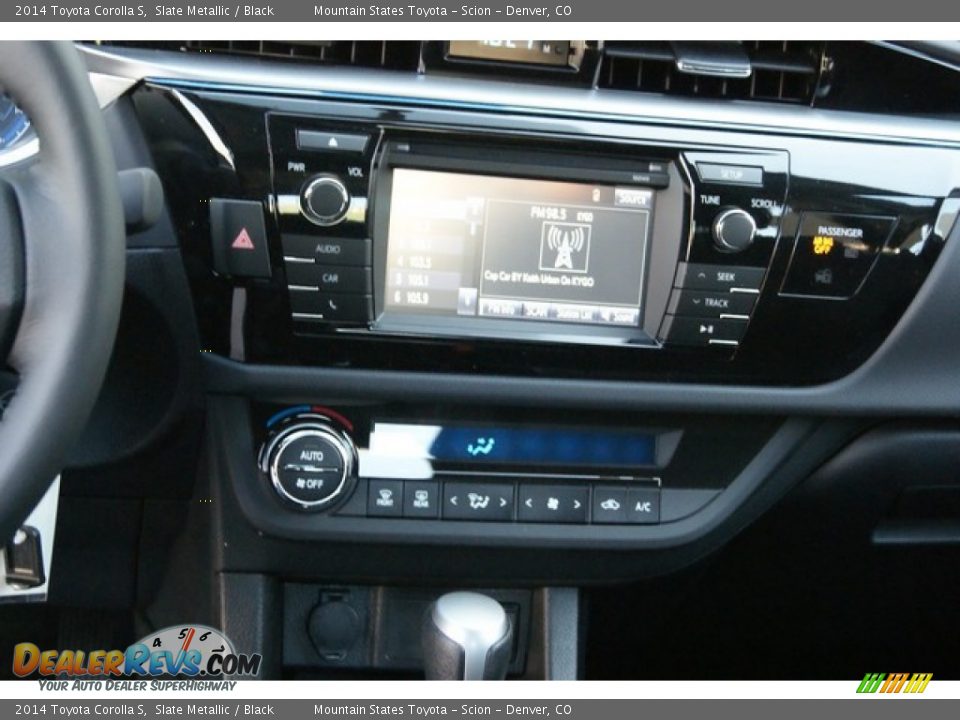 2014 Toyota Corolla S Slate Metallic / Black Photo #6