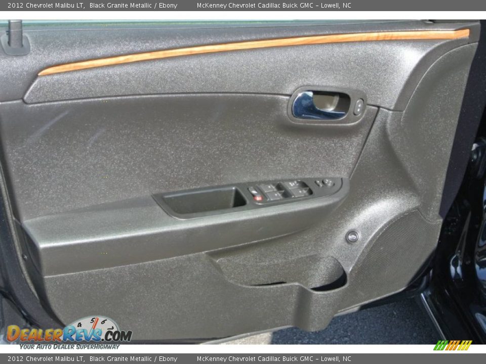 2012 Chevrolet Malibu LT Black Granite Metallic / Ebony Photo #10