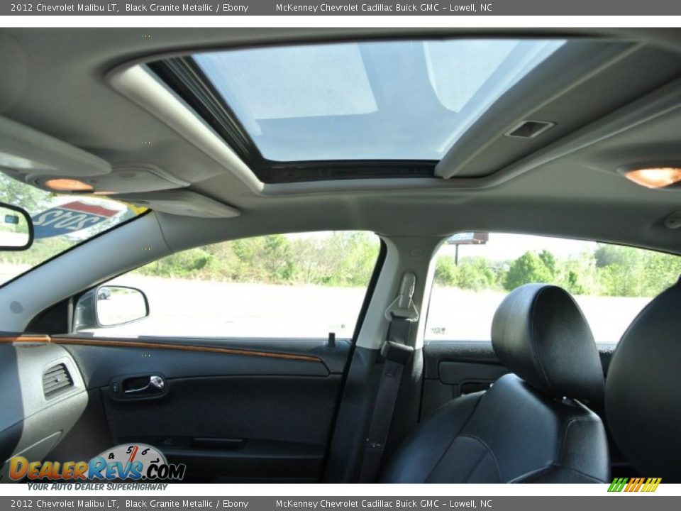 2012 Chevrolet Malibu LT Black Granite Metallic / Ebony Photo #12