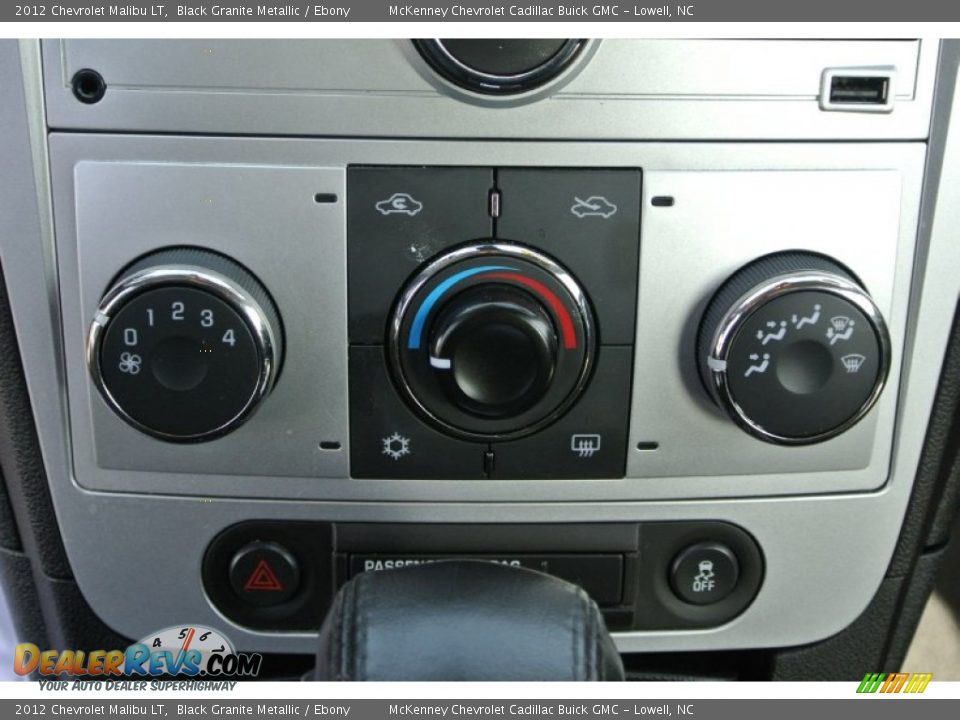 2012 Chevrolet Malibu LT Black Granite Metallic / Ebony Photo #14