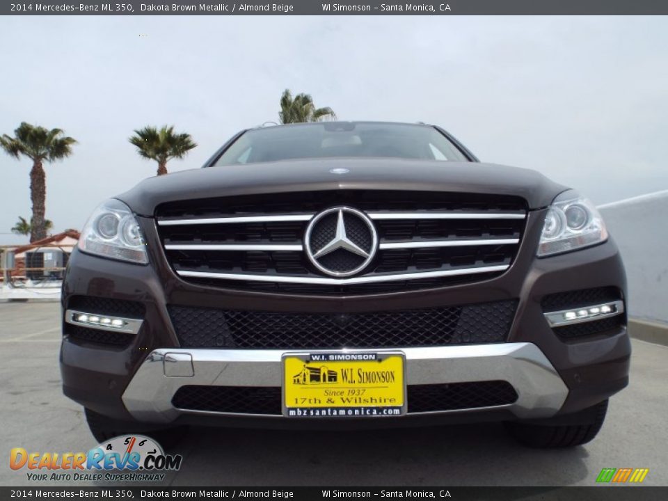 2014 Mercedes-Benz ML 350 Dakota Brown Metallic / Almond Beige Photo #2