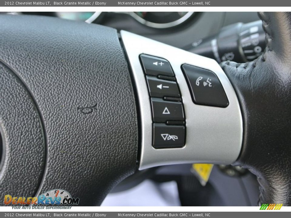 2012 Chevrolet Malibu LT Black Granite Metallic / Ebony Photo #16