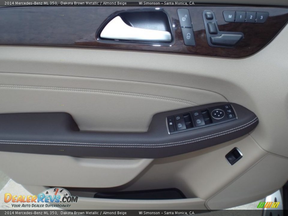 2014 Mercedes-Benz ML 350 Dakota Brown Metallic / Almond Beige Photo #6