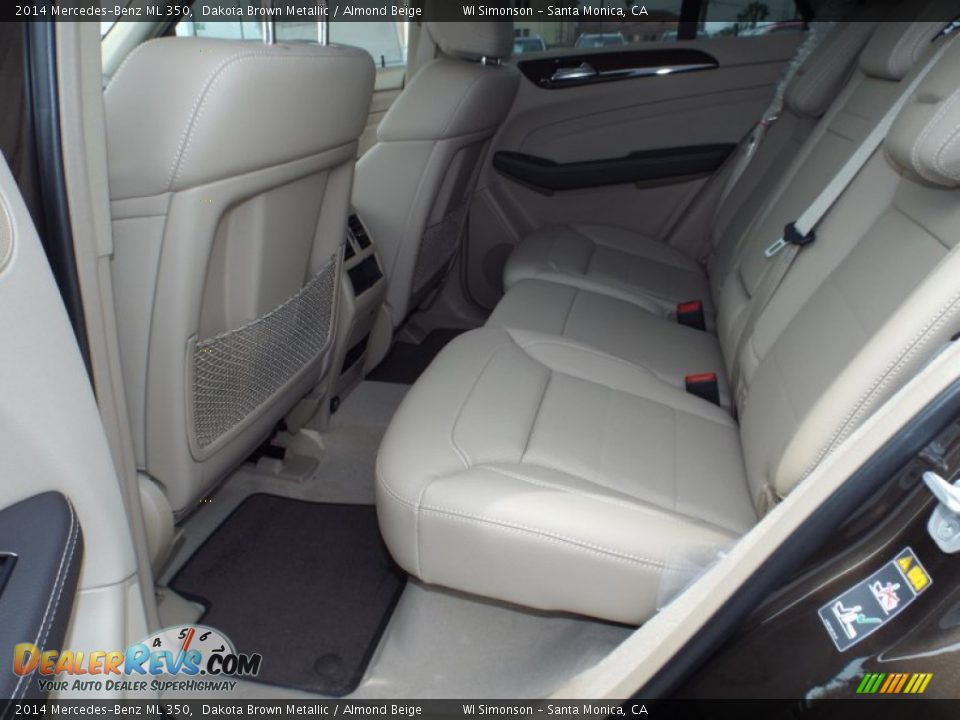 2014 Mercedes-Benz ML 350 Dakota Brown Metallic / Almond Beige Photo #8