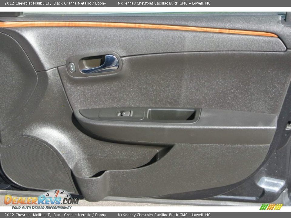 2012 Chevrolet Malibu LT Black Granite Metallic / Ebony Photo #22