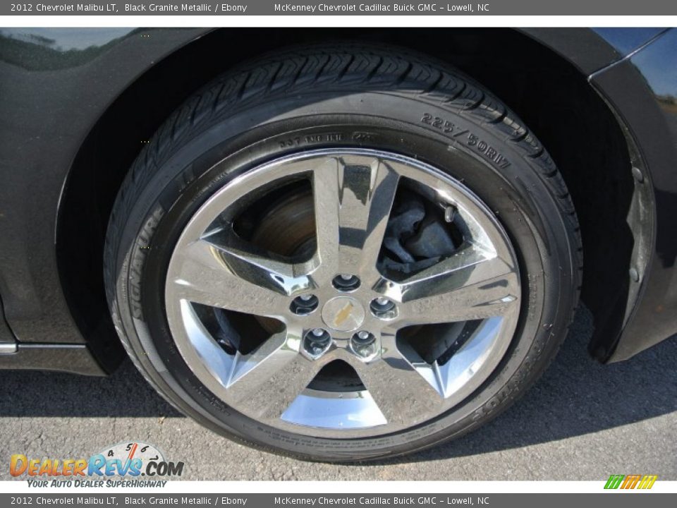 2012 Chevrolet Malibu LT Black Granite Metallic / Ebony Photo #23