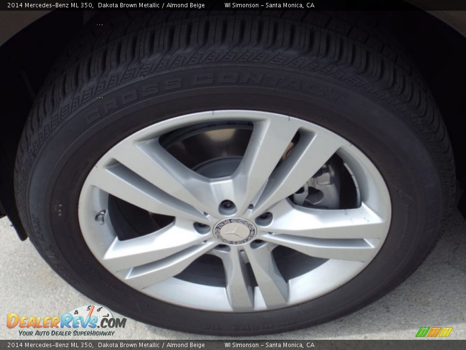 2014 Mercedes-Benz ML 350 Dakota Brown Metallic / Almond Beige Photo #10