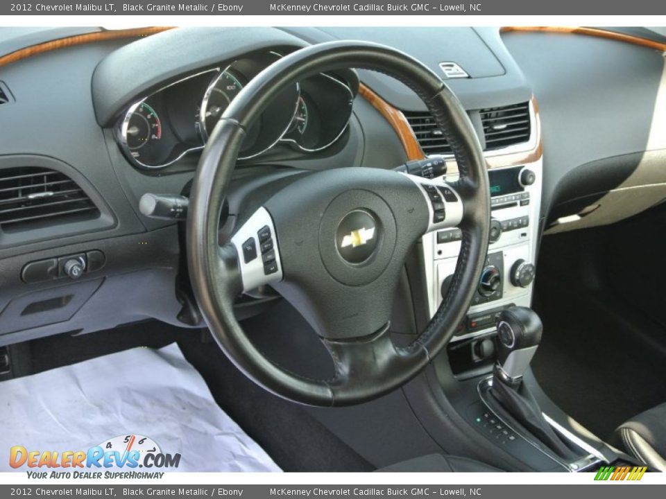 2012 Chevrolet Malibu LT Black Granite Metallic / Ebony Photo #25