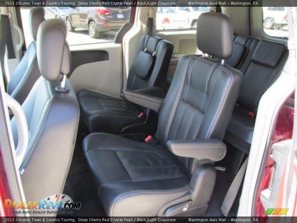 2013 Chrysler Town & Country Touring Deep Cherry Red Crystal Pearl / Black/Light Graystone Photo #16