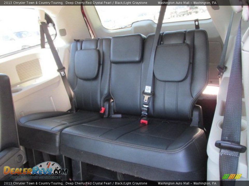 2013 Chrysler Town & Country Touring Deep Cherry Red Crystal Pearl / Black/Light Graystone Photo #17