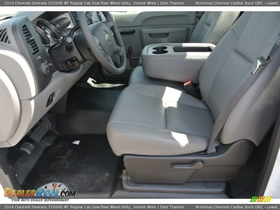 2014 Chevrolet Silverado 3500HD WT Regular Cab Dual Rear Wheel Utility Summit White / Dark Titanium Photo #8