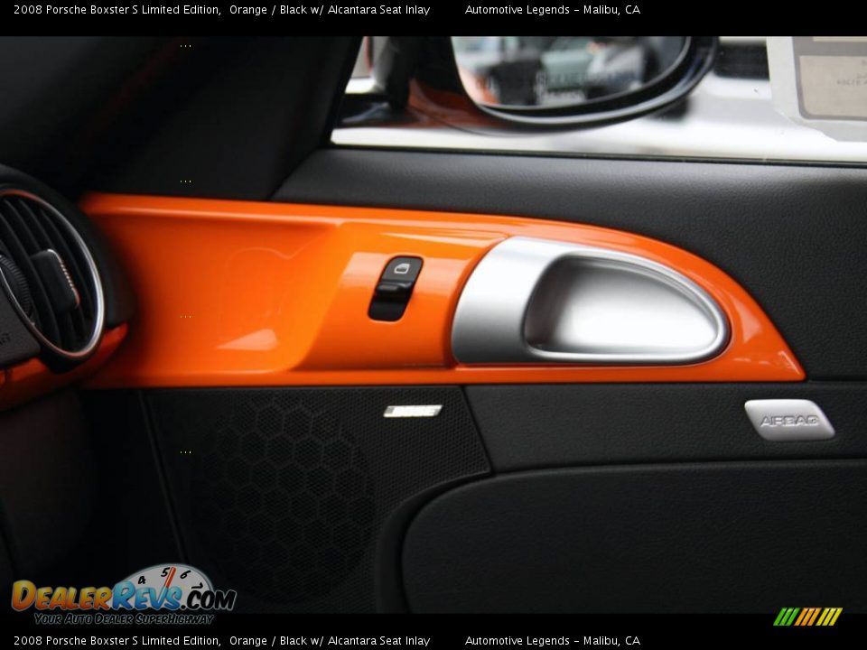 2008 Porsche Boxster S Limited Edition Orange / Black w/ Alcantara Seat Inlay Photo #7