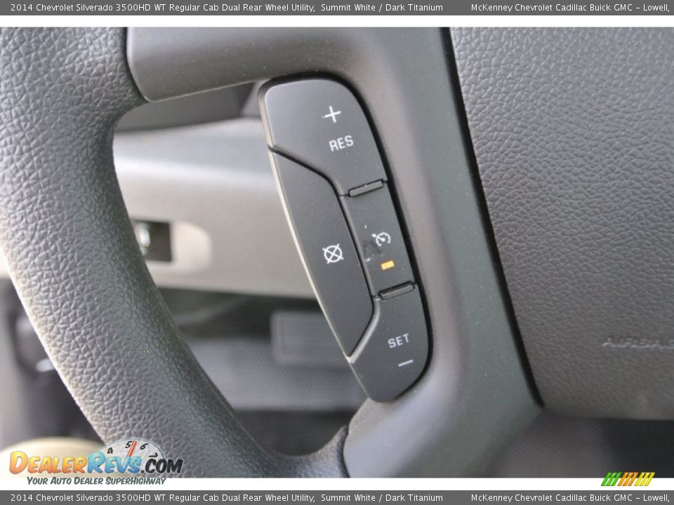 2014 Chevrolet Silverado 3500HD WT Regular Cab Dual Rear Wheel Utility Summit White / Dark Titanium Photo #14