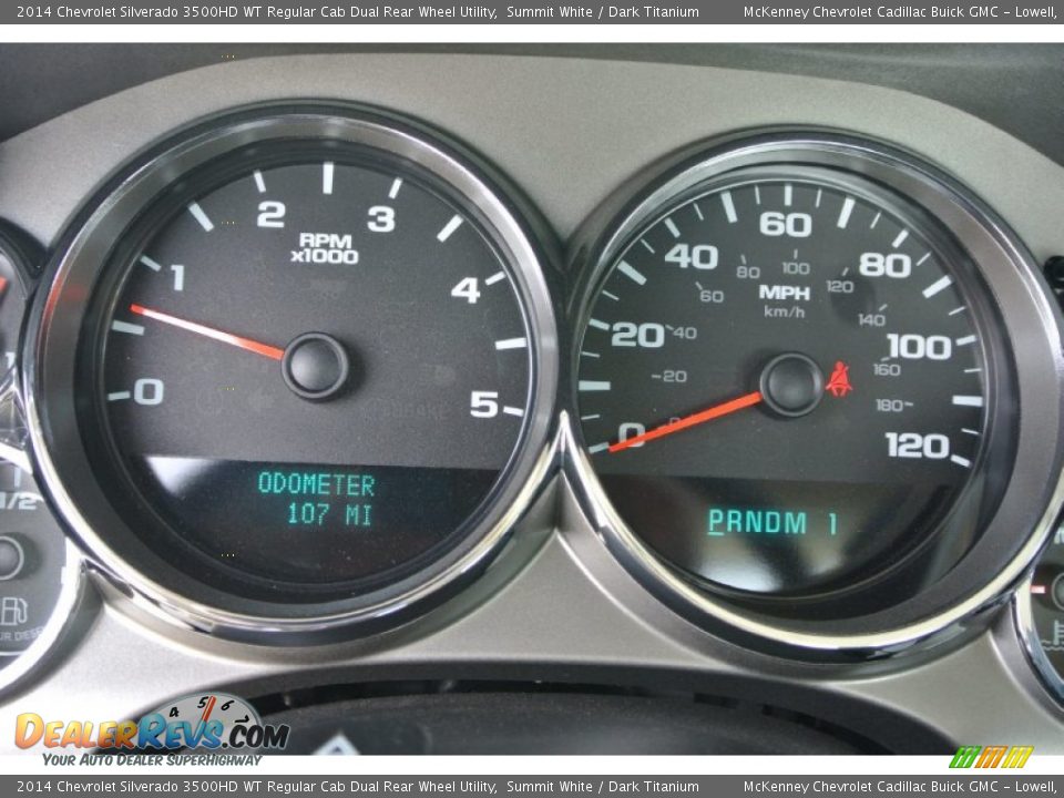 2014 Chevrolet Silverado 3500HD WT Regular Cab Dual Rear Wheel Utility Summit White / Dark Titanium Photo #15