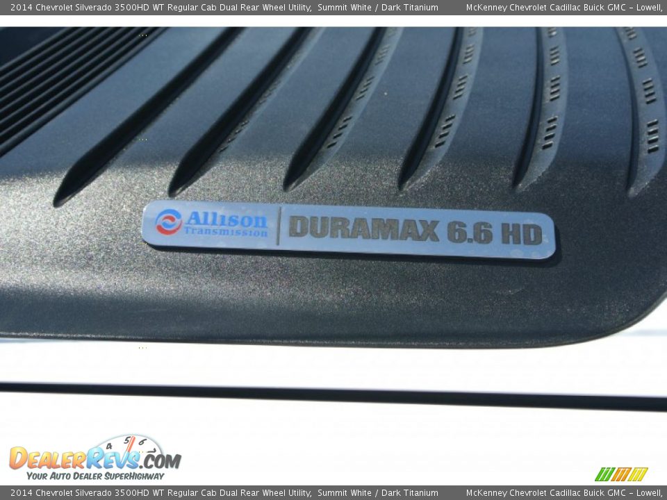 2014 Chevrolet Silverado 3500HD WT Regular Cab Dual Rear Wheel Utility Summit White / Dark Titanium Photo #20