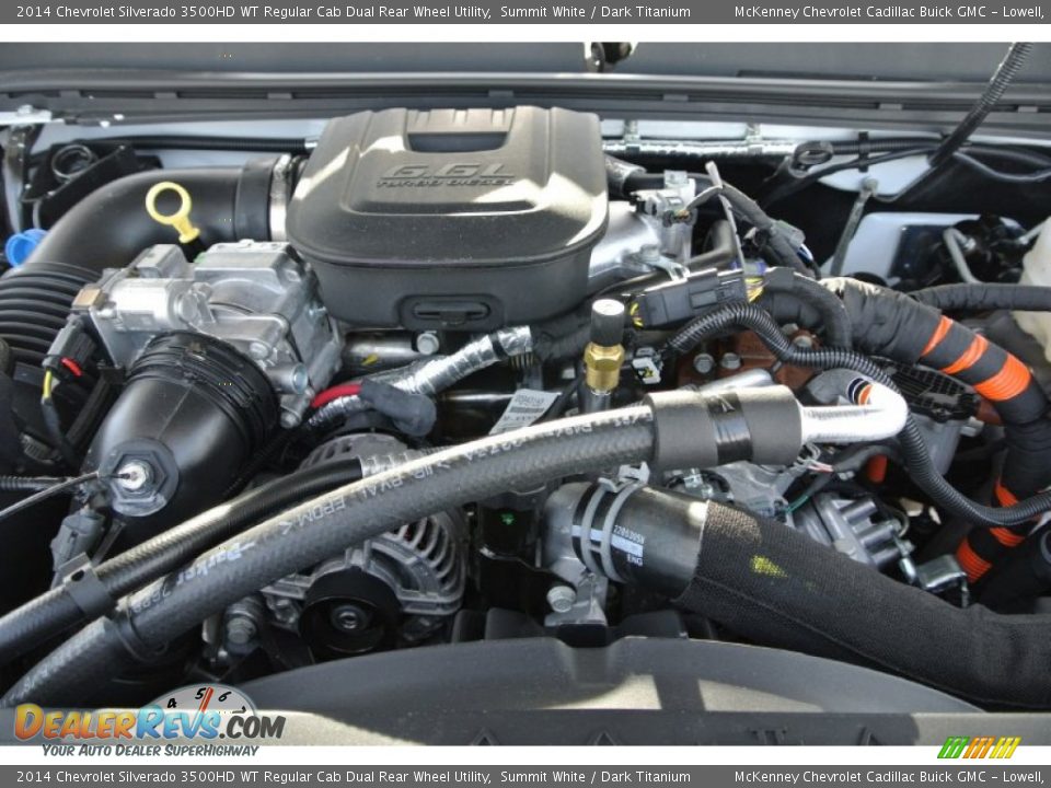 2014 Chevrolet Silverado 3500HD WT Regular Cab Dual Rear Wheel Utility Summit White / Dark Titanium Photo #21
