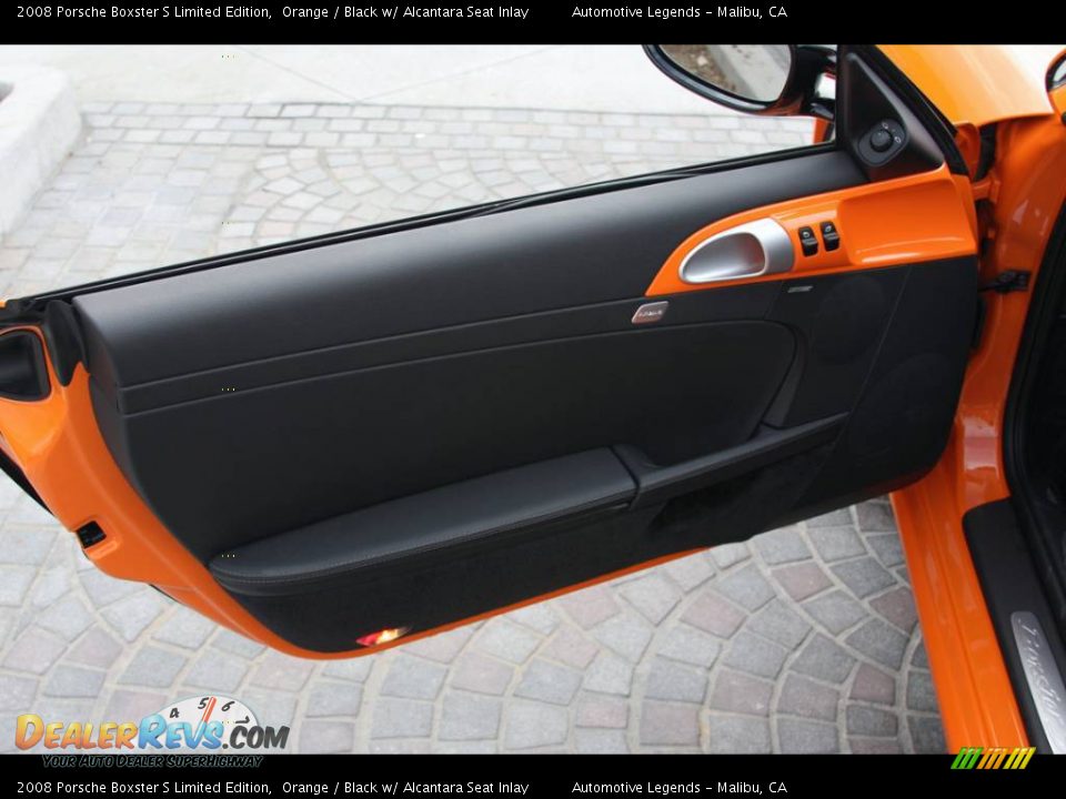 2008 Porsche Boxster S Limited Edition Orange / Black w/ Alcantara Seat Inlay Photo #8