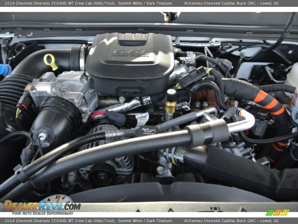 2014 Chevrolet Silverado 3500HD WT Crew Cab Utility Truck Summit White / Dark Titanium Photo #24