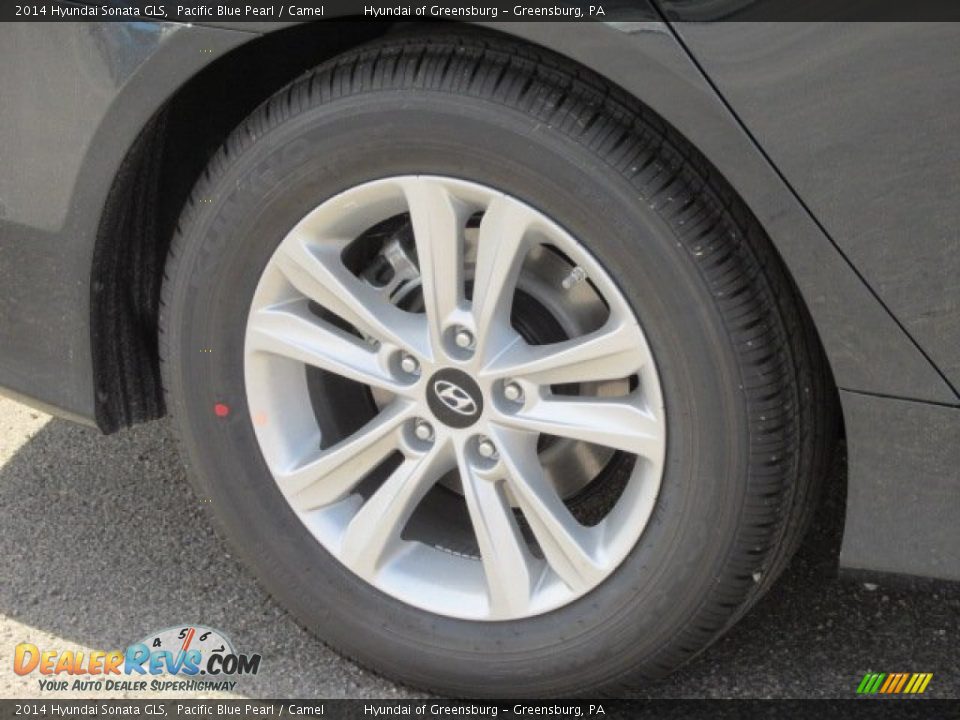 2014 Hyundai Sonata GLS Pacific Blue Pearl / Camel Photo #3