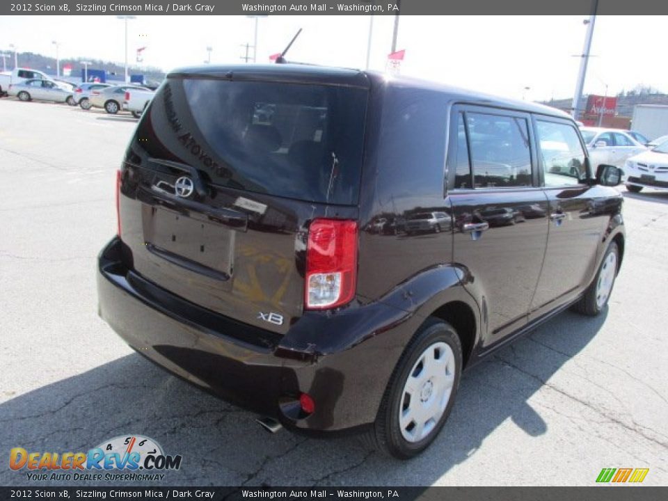 2012 Scion xB Sizzling Crimson Mica / Dark Gray Photo #8
