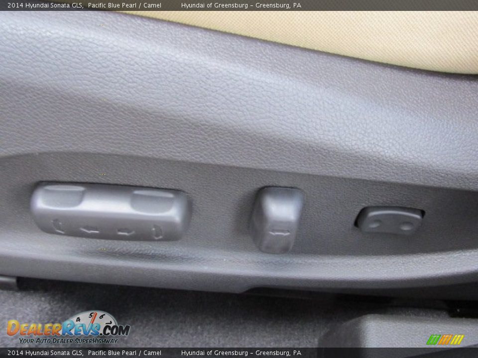 2014 Hyundai Sonata GLS Pacific Blue Pearl / Camel Photo #10