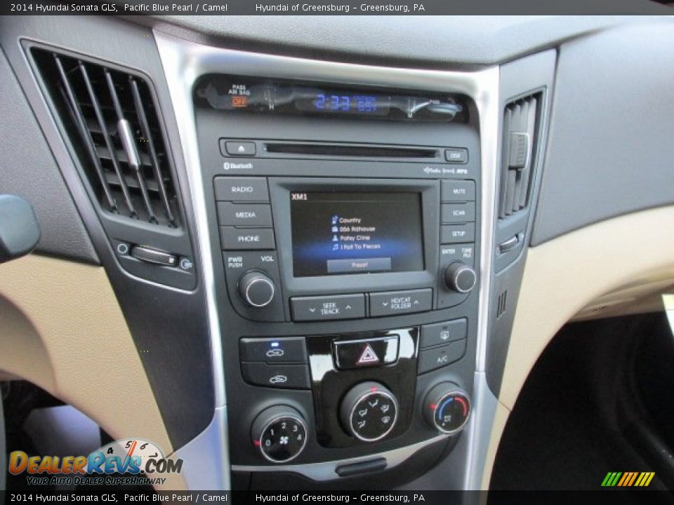 2014 Hyundai Sonata GLS Pacific Blue Pearl / Camel Photo #12