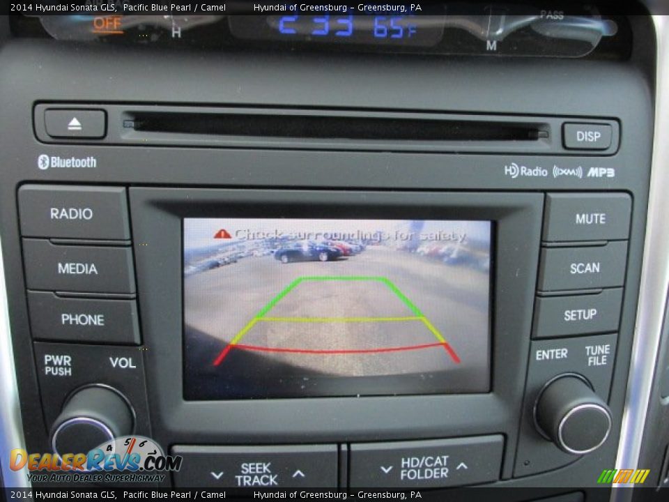 2014 Hyundai Sonata GLS Pacific Blue Pearl / Camel Photo #13