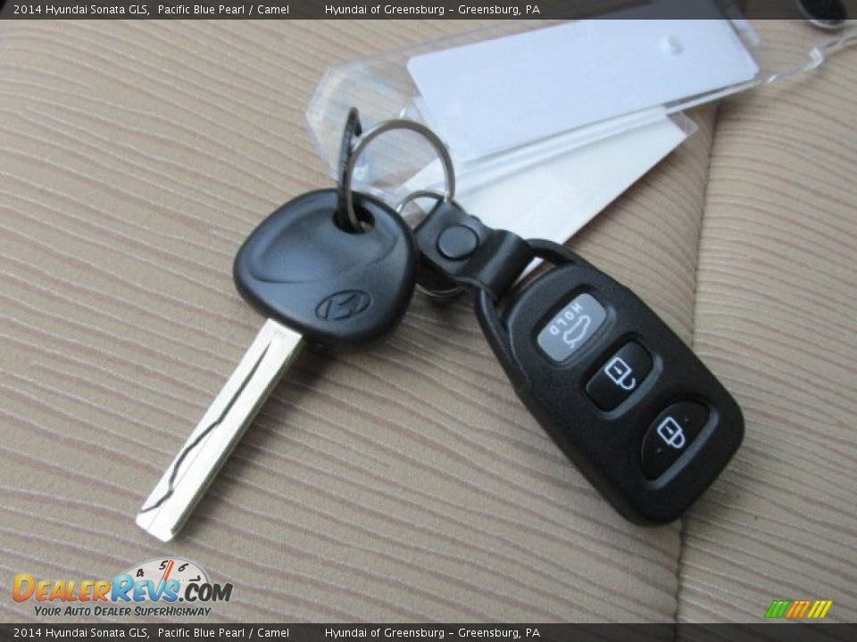 2014 Hyundai Sonata GLS Pacific Blue Pearl / Camel Photo #19