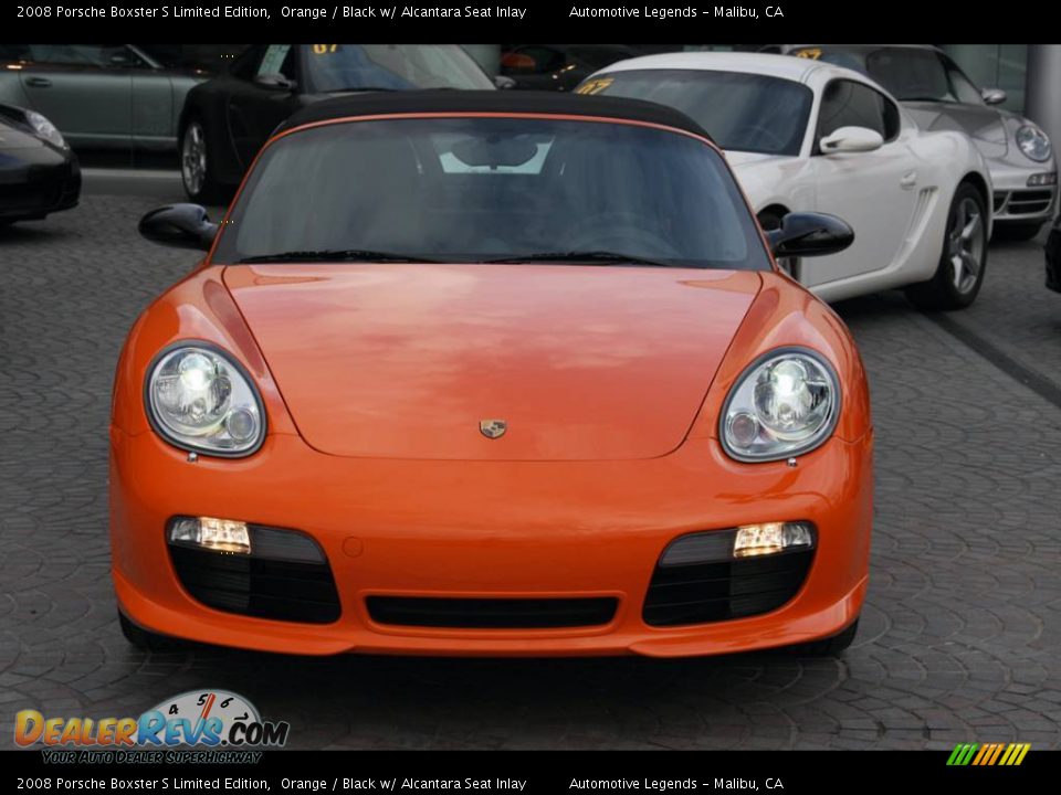 2008 Porsche Boxster S Limited Edition Orange / Black w/ Alcantara Seat Inlay Photo #10