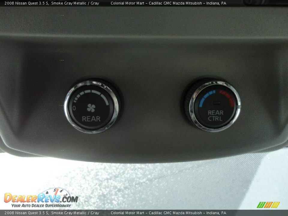 2008 Nissan Quest 3.5 S Smoke Gray Metallic / Gray Photo #18
