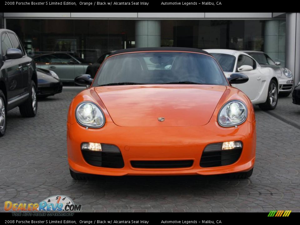 2008 Porsche Boxster S Limited Edition Orange / Black w/ Alcantara Seat Inlay Photo #11