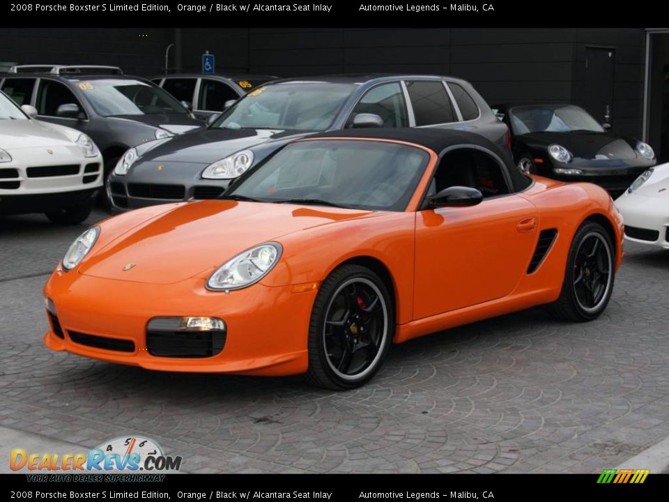 2008 Porsche Boxster S Limited Edition Orange / Black w/ Alcantara Seat Inlay Photo #13