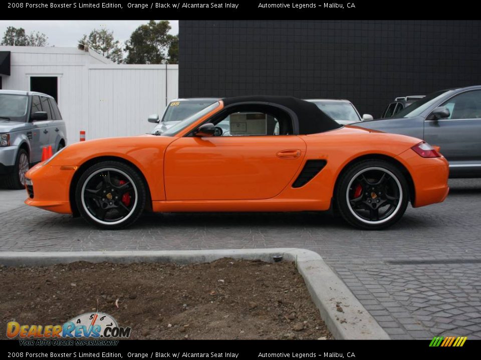 2008 Porsche Boxster S Limited Edition Orange / Black w/ Alcantara Seat Inlay Photo #14