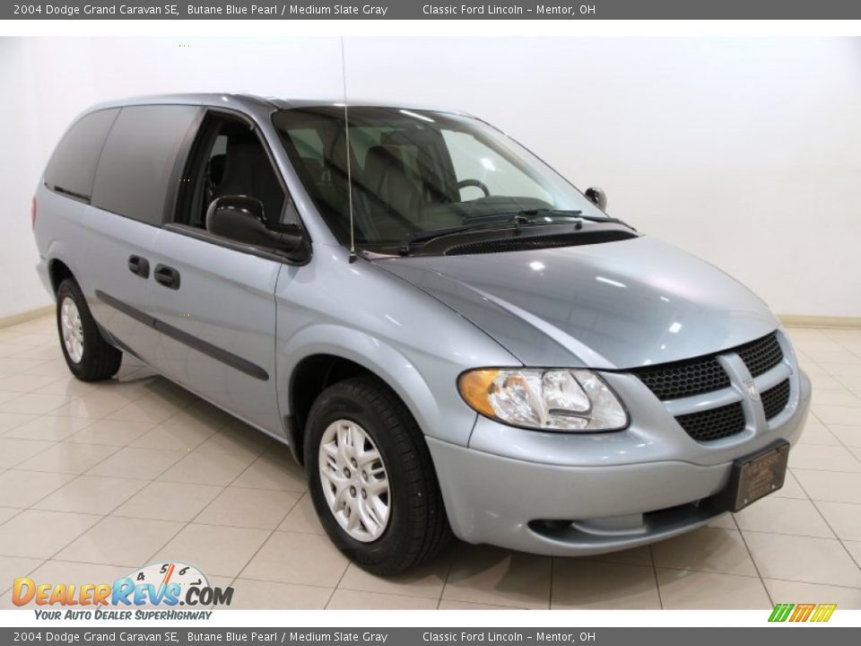 2004 Dodge Grand Caravan SE Butane Blue Pearl / Medium Slate Gray Photo #1
