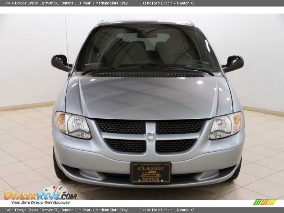 2004 Dodge Grand Caravan SE Butane Blue Pearl / Medium Slate Gray Photo #2