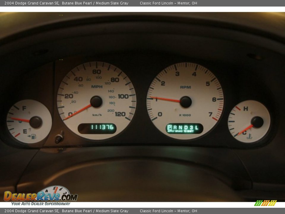 2004 Dodge Grand Caravan SE Butane Blue Pearl / Medium Slate Gray Photo #7