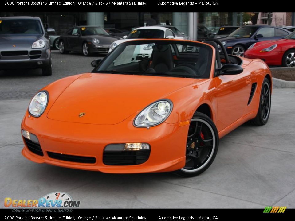 2008 Porsche Boxster S Limited Edition Orange / Black w/ Alcantara Seat Inlay Photo #19