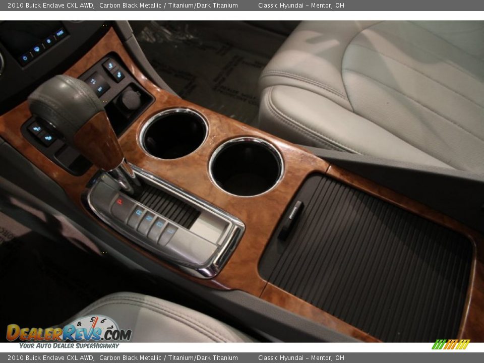 2010 Buick Enclave CXL AWD Carbon Black Metallic / Titanium/Dark Titanium Photo #11