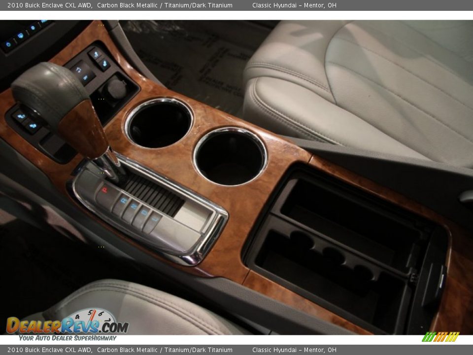 2010 Buick Enclave CXL AWD Carbon Black Metallic / Titanium/Dark Titanium Photo #12