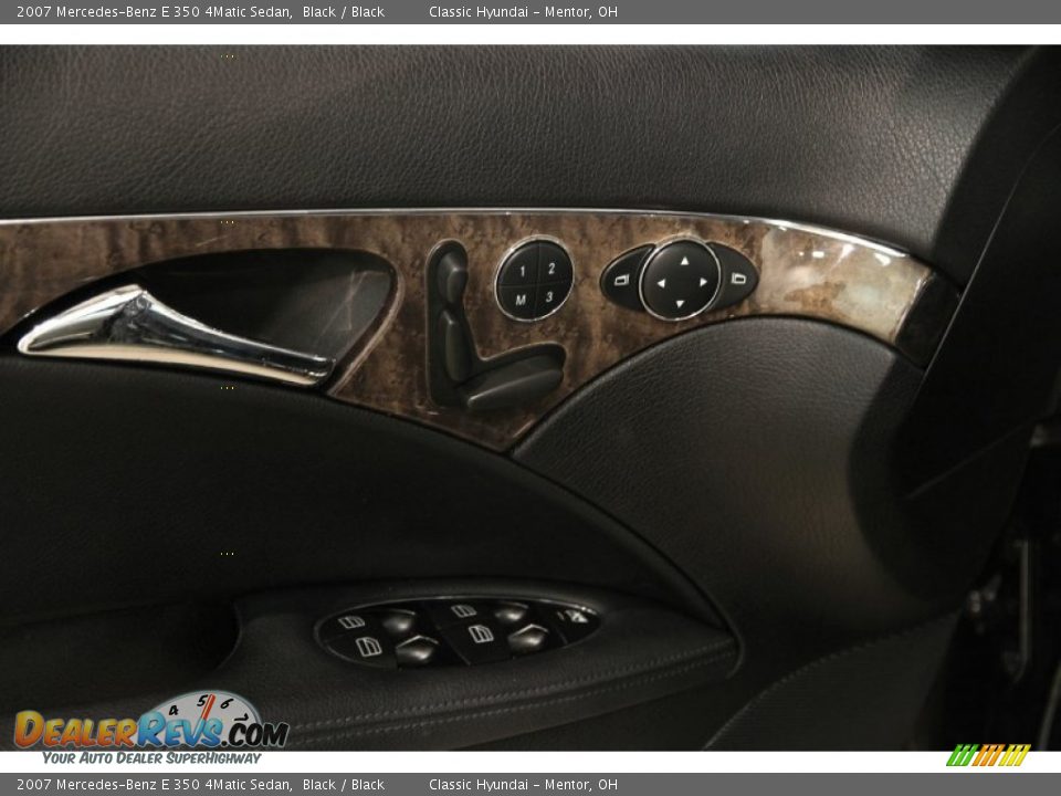 2007 Mercedes-Benz E 350 4Matic Sedan Black / Black Photo #5