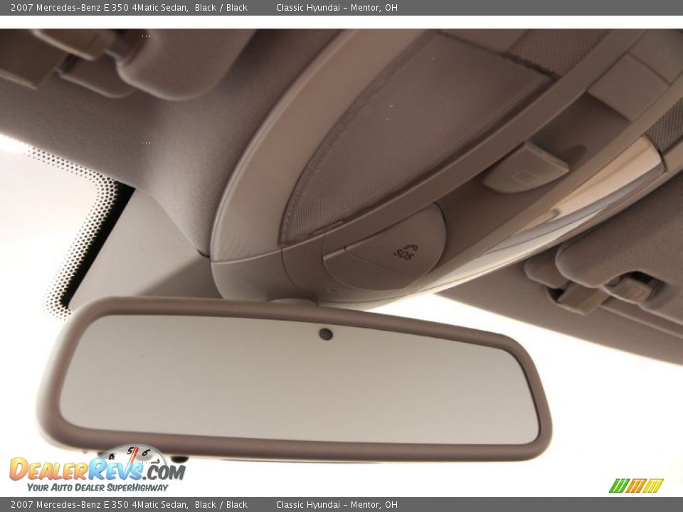 2007 Mercedes-Benz E 350 4Matic Sedan Black / Black Photo #9
