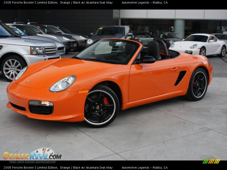 2008 Porsche Boxster S Limited Edition Orange / Black w/ Alcantara Seat Inlay Photo #20