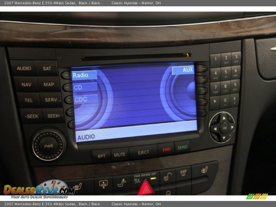 2007 Mercedes-Benz E 350 4Matic Sedan Black / Black Photo #11